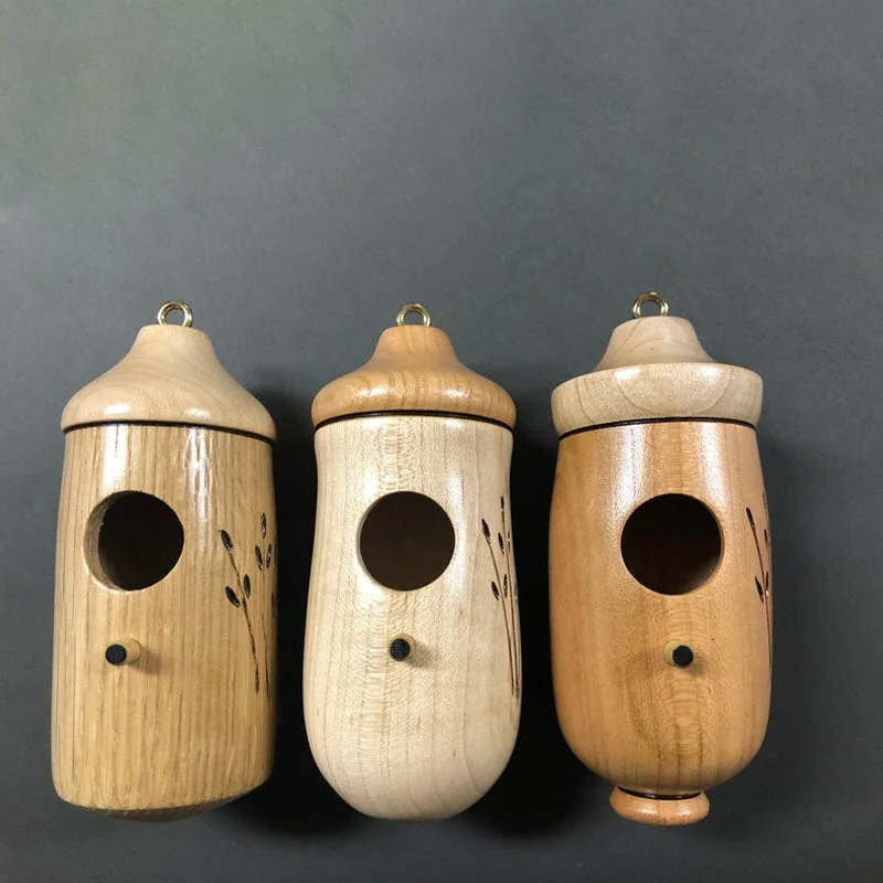Wooden Hummingbird House - Gift for Natural Lovers | Filindra