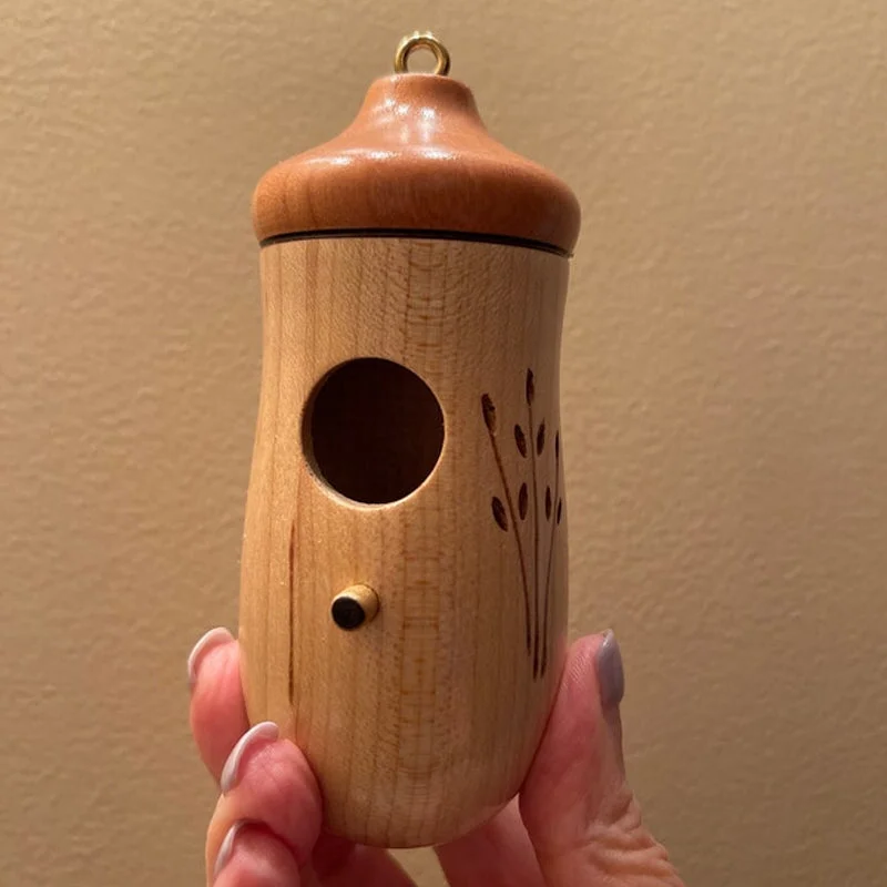 Wooden Hummingbird House - Gift for Natural Lovers | Filindra