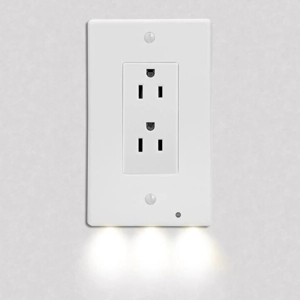 4-Pack Auto-Sensor LED Night Lights — Compact Plug-In Design