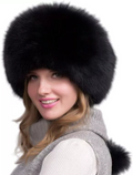 100% Natural Fox Fur Hat Women Cap Thick Fur Cap Winter Warm Hat Female Fashion For Women Hat With Earmuffs Hat | Filindra