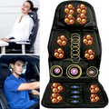 LumaNest Eight Motor Neck and Upper Back Massager — Portable Heated Cushion