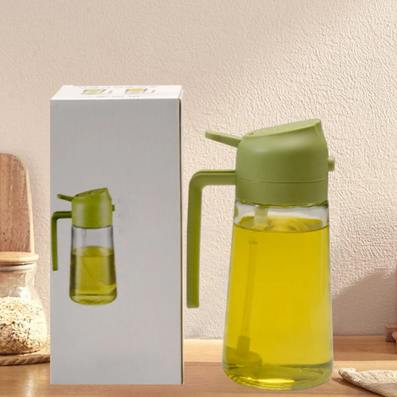 2-in-1 Glass Oil Sprayer and Dispenser | Filindra