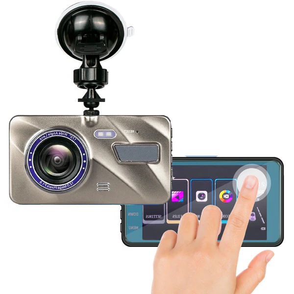 Telecamera Wireless Anteriore e Posteriore per Cruscotto Auto con Visione Notturna | Filindra