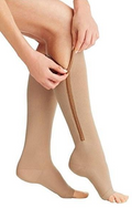 Zippered Compression Socks Support Stockings 20-30 mmHg | Filindra