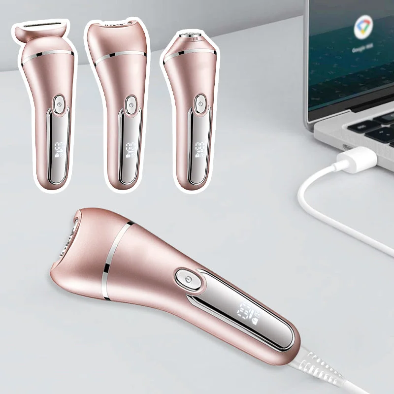 3-in-1 Waterproof Electric Shaver for Women | Filindra