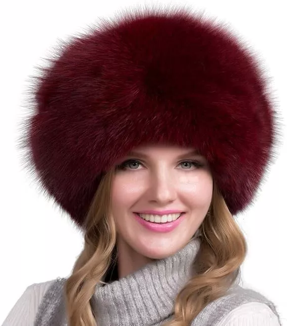 100% Natural Fox Fur Hat Women Cap Thick Fur Cap Winter Warm Hat Female Fashion For Women Hat With Earmuffs Hat | Filindra