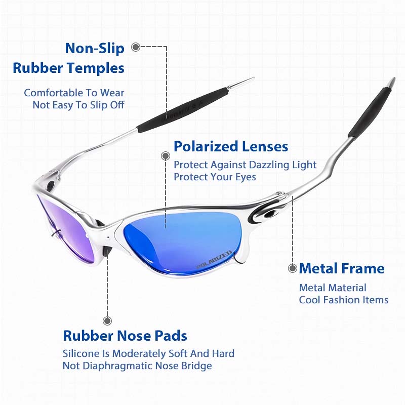نظارات شمسية مستقطبة من ZephyrEdge — حماية عدسات UV400