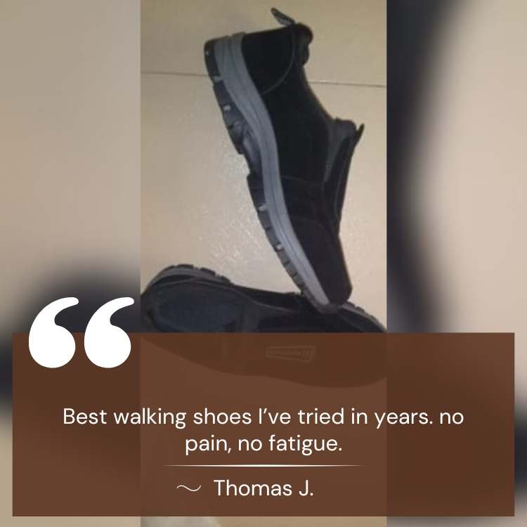 Scarpe da passeggio ergonomiche leggere — Supporto al movimento naturale approvato dagli ortopedici