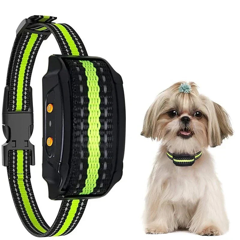 Collare ricaricabile antiabbaio per cani — Controllo intelligente delle scosse