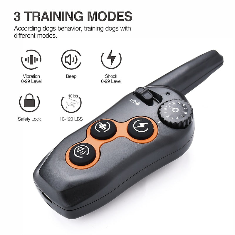 Pawfey IntelliPro Remote Dog Training Collar and Transmitter