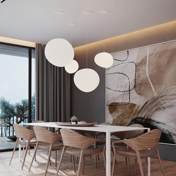 Nado Pendelleuchte — minimalistisches Design, sanftes blendfreies Licht