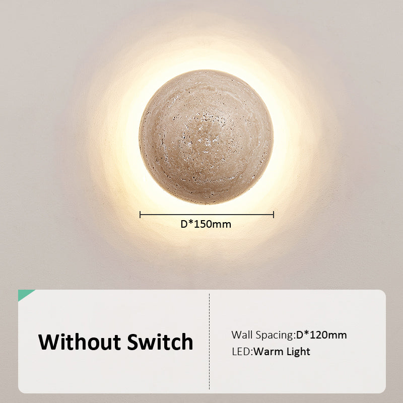 Asterra Cream Finish Wall Light — Minimalist Indoor Design