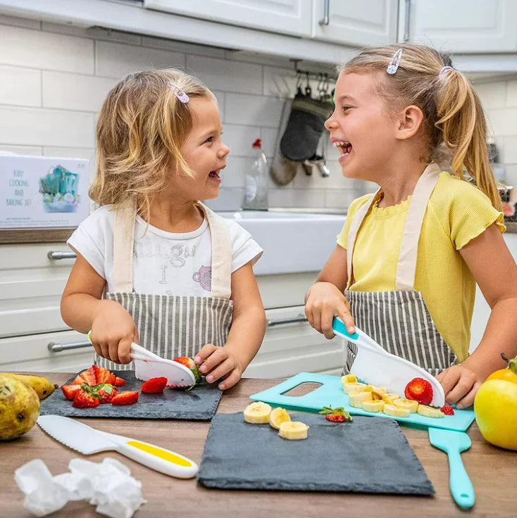 Mini Chef 12-Piece Educational Kids' Kitchen Tool Set