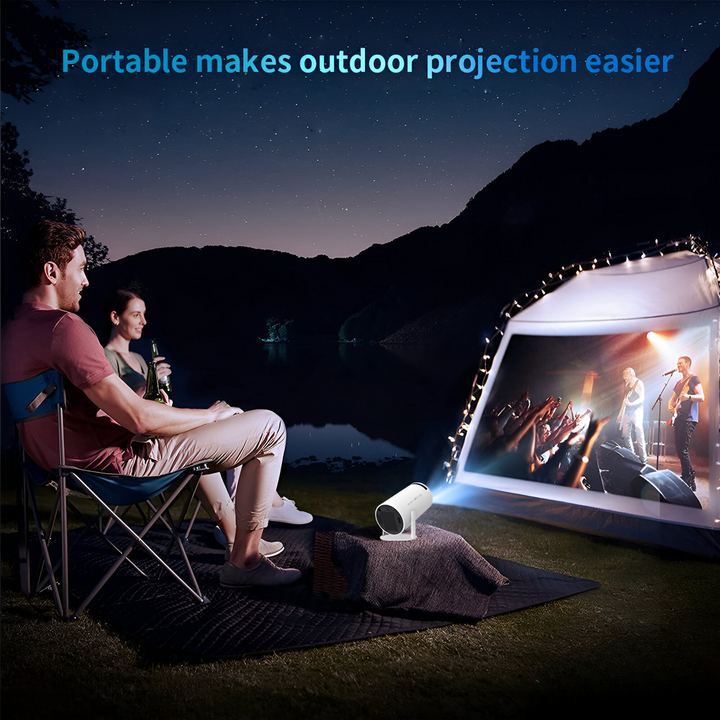 Petprovac Bluetooth 5.0 Mini Projector With Wi-Fi 6