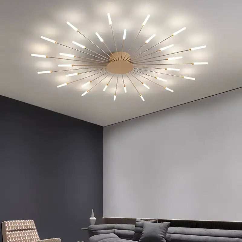 Italian Aluminum and Acrylic Tube Ceiling Light — LED G9 60W Modern Design