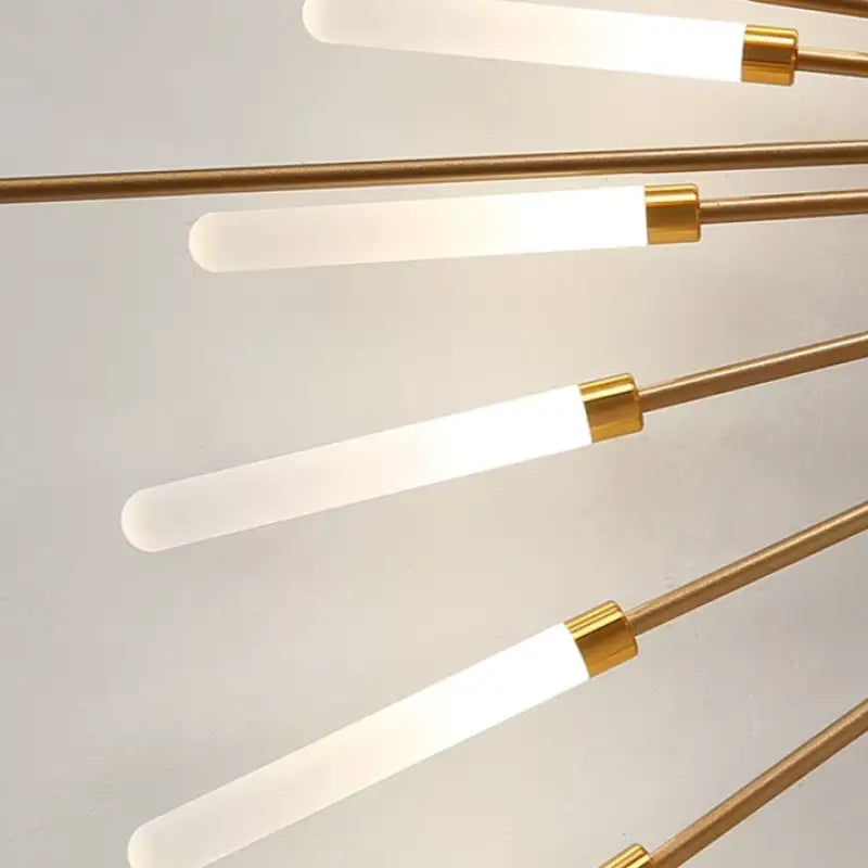 Italian Aluminum and Acrylic Tube Ceiling Light — LED G9 60W Modern Design
