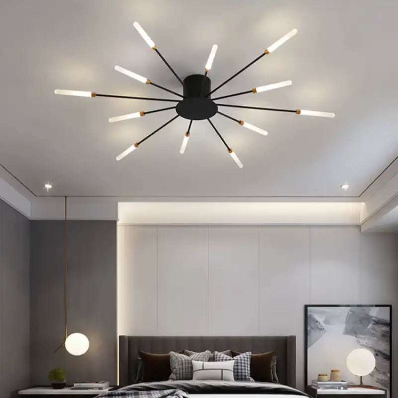 Italian Aluminum and Acrylic Tube Ceiling Light — LED G9 60W Modern Design