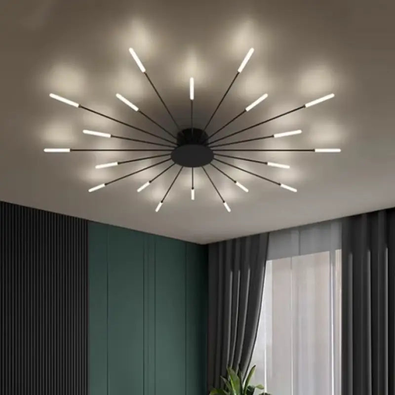 Italian Aluminum and Acrylic Tube Ceiling Light — LED G9 60W Modern Design