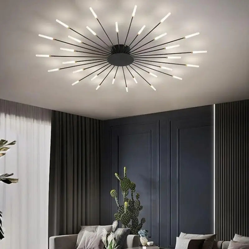 Italian Aluminum and Acrylic Tube Ceiling Light — LED G9 60W Modern Design