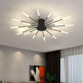 Italian Aluminum and Acrylic Tube Ceiling Light — LED G9 60W Modern Design