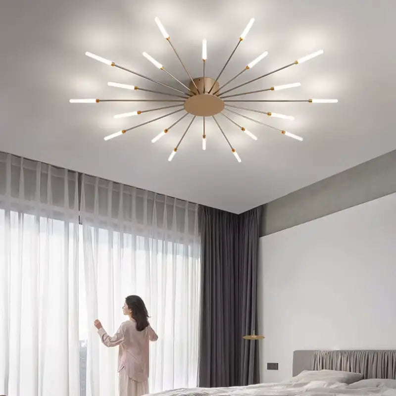 Italian Aluminum and Acrylic Tube Ceiling Light — LED G9 60W Modern Design