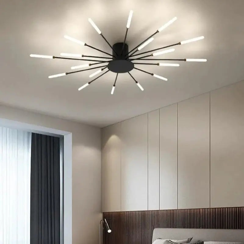 Italian Aluminum and Acrylic Tube Ceiling Light — LED G9 60W Modern Design