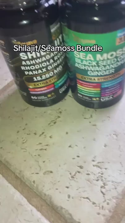 Premium Shilajit & Sea Moss Mineral Bundle: Active Performance & Daily Momentum