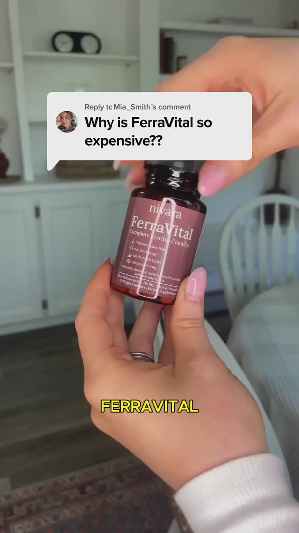 مركّب الحديد FerraVital: طاقة ثابتة وقوة للشعر