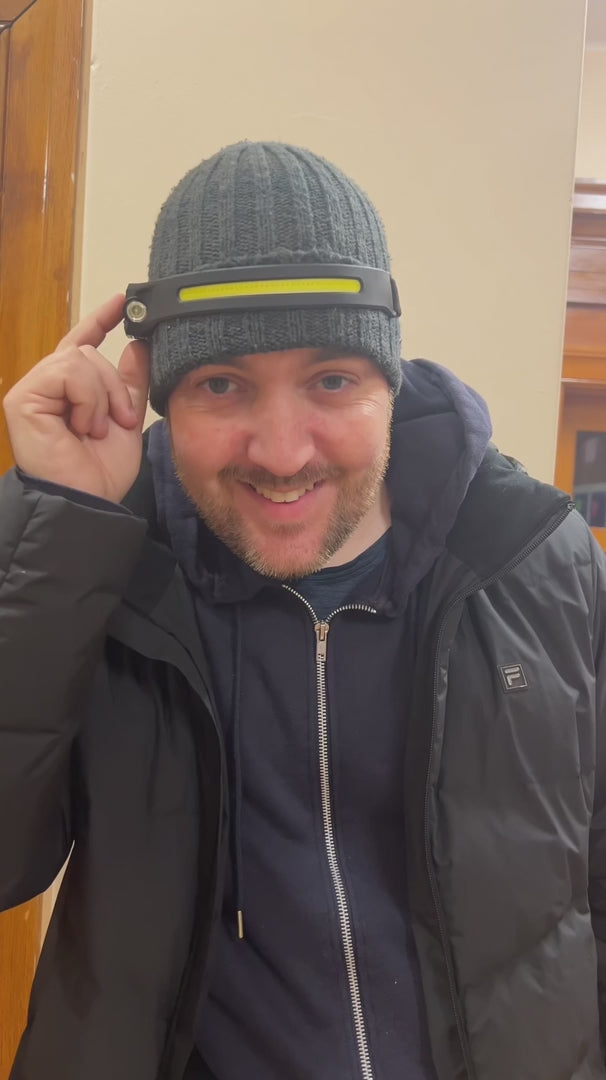 Rechargeable LED Headlamp — 230° Wide Angle Beam