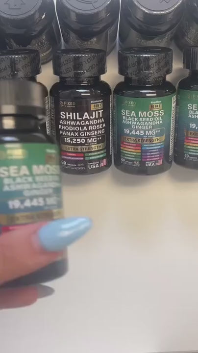 Premium Shilajit & Sea Moss Mineral Bundle: Active Performance & Daily Momentum