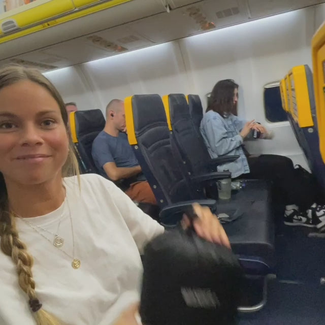 Almofada de viagem para o pescoço em espuma viscoelástica — Ajuste ergonómico e formato compacto para transportar