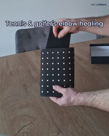 Supporto per articolazione del gomito con luce rossa e infrarossa