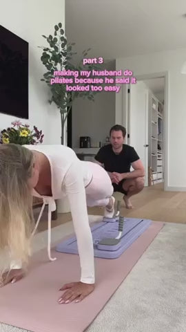 Pilates Reforming Board — Travel Ready and Variable Tension Resistance Strands