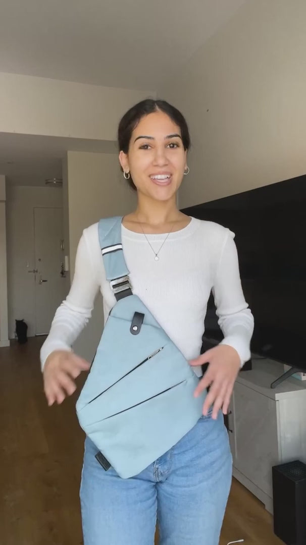 Anti-Theft Travel Bag — Concealed Zipper Design & Secure Front Pockets