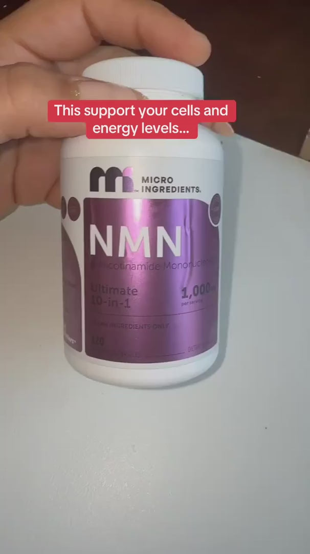 Complejo avanzado de NMN 10 en 1: vitalidad y concentración celular