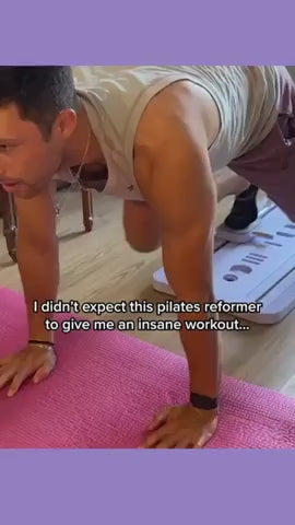 Pilates Reforming Board — Travel Ready and Variable Tension Resistance Strands