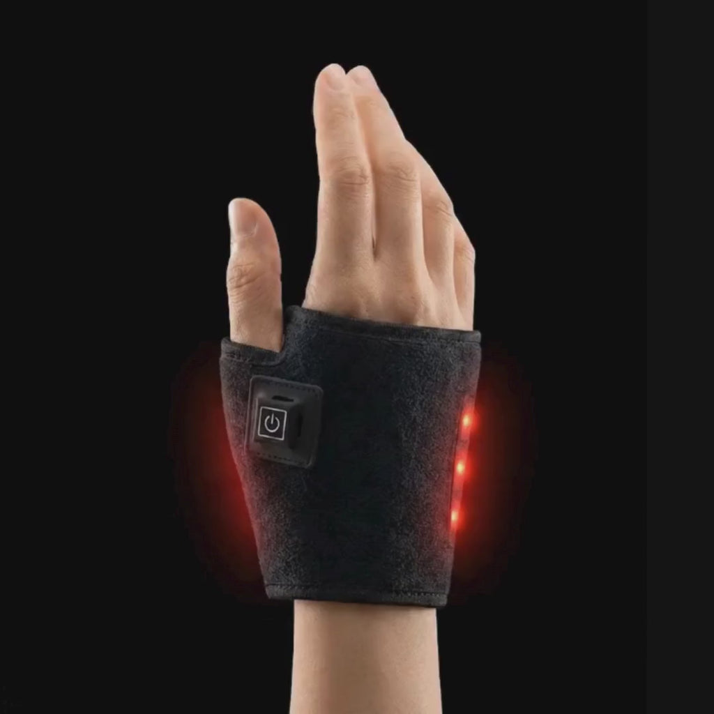 LumiThera Flex LED-Handgelenkbandage mit zwei Wellenlängen, 660nm Rotlicht und 850nm Nahinfrarot