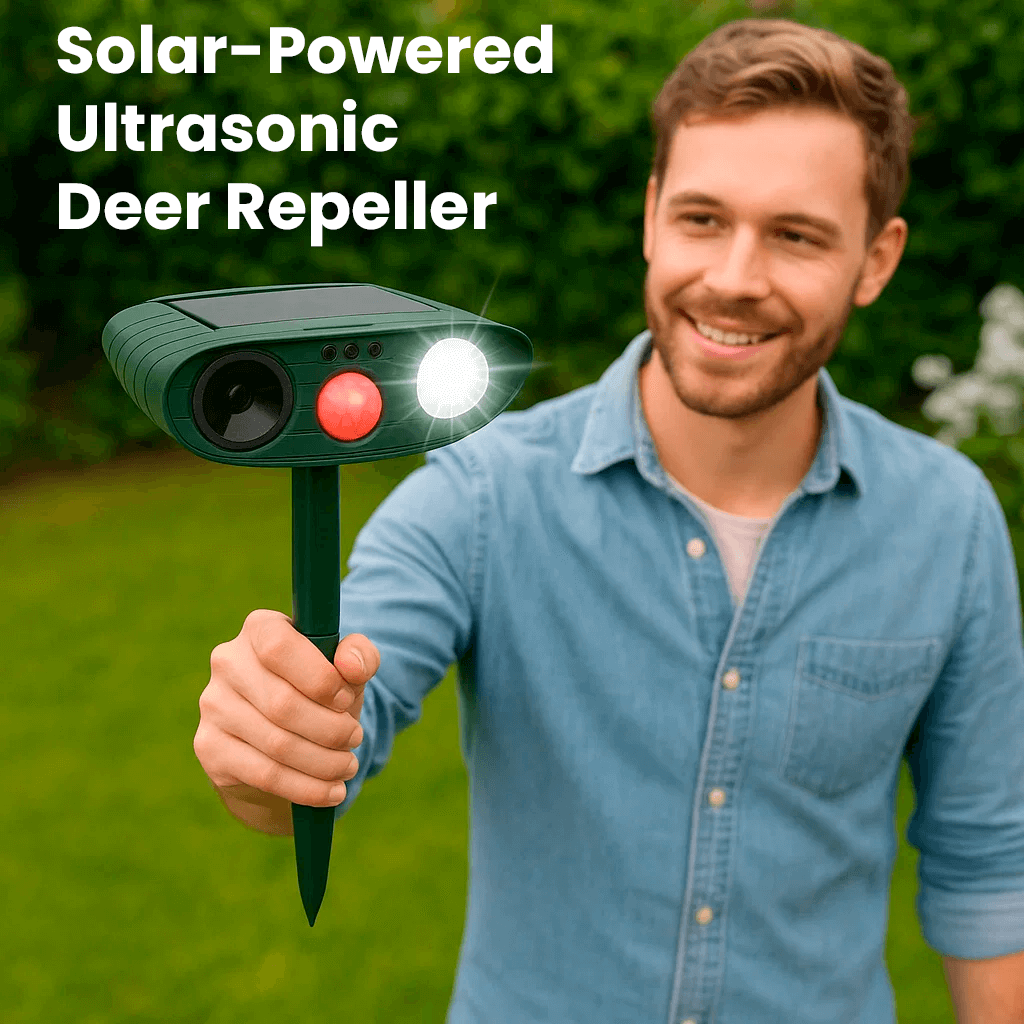 Repelente ultrassónico solar de veados SolaraGuard