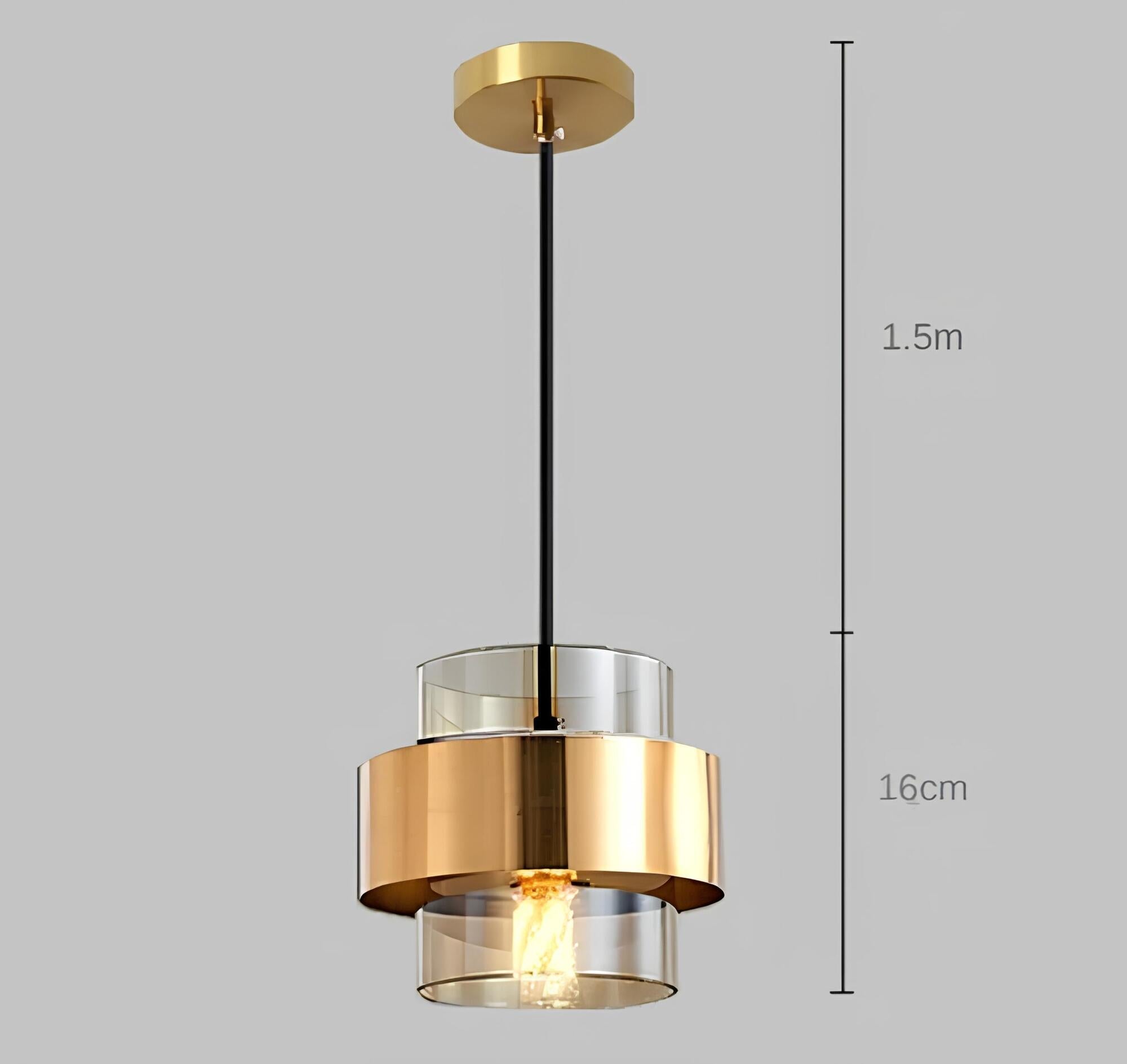 Liora Glass Ceiling Pendant For Dining Areas Ambient Glow