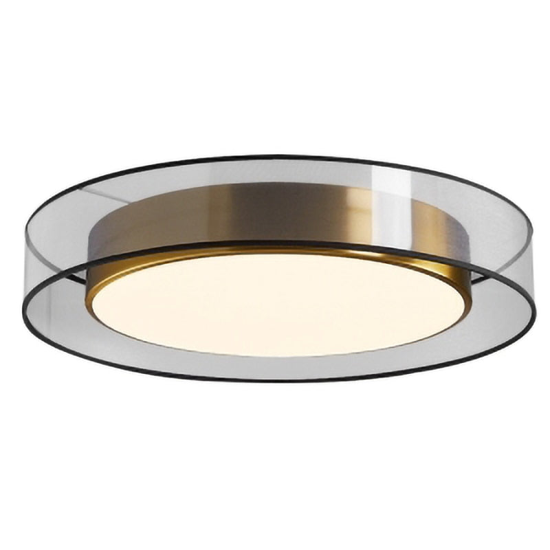 Zentra TriLight Flush Mount Ceiling Light — Slim Round Profile, 3000K 4000K 5000K Color Temperature Control