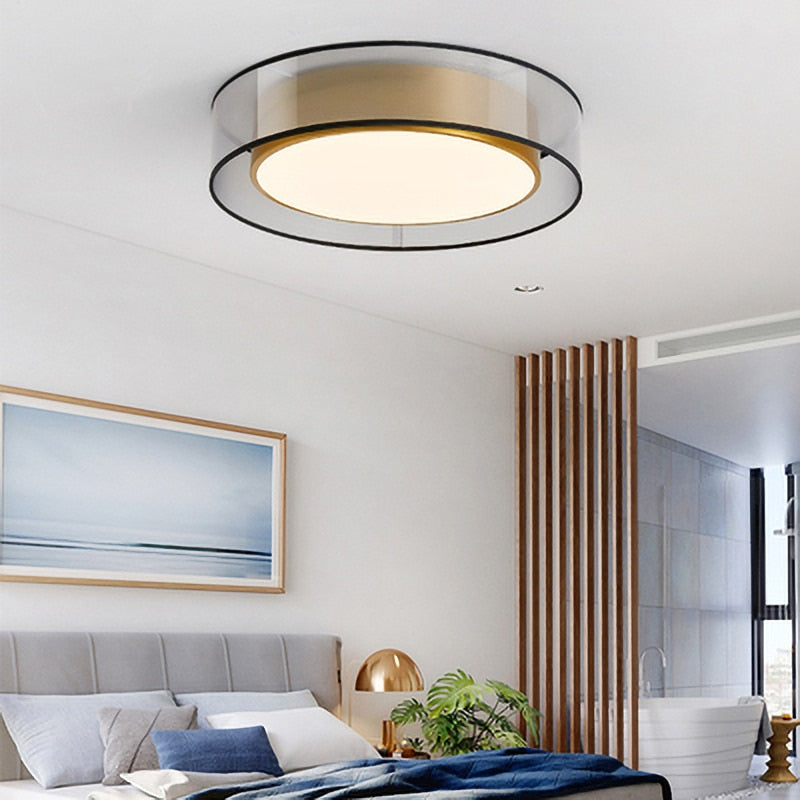 Zentra TriLight plafon sufitowy LED — smukła okrągła forma, regulacja temperatury barwowej 3000K 4000K 5000K