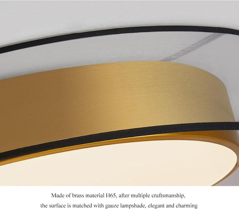 Zentra TriLight plafon sufitowy LED — smukła okrągła forma, regulacja temperatury barwowej 3000K 4000K 5000K