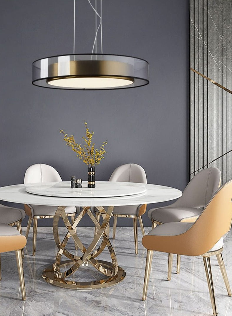 Zentra TriLight plafon sufitowy LED — smukła okrągła forma, regulacja temperatury barwowej 3000K 4000K 5000K