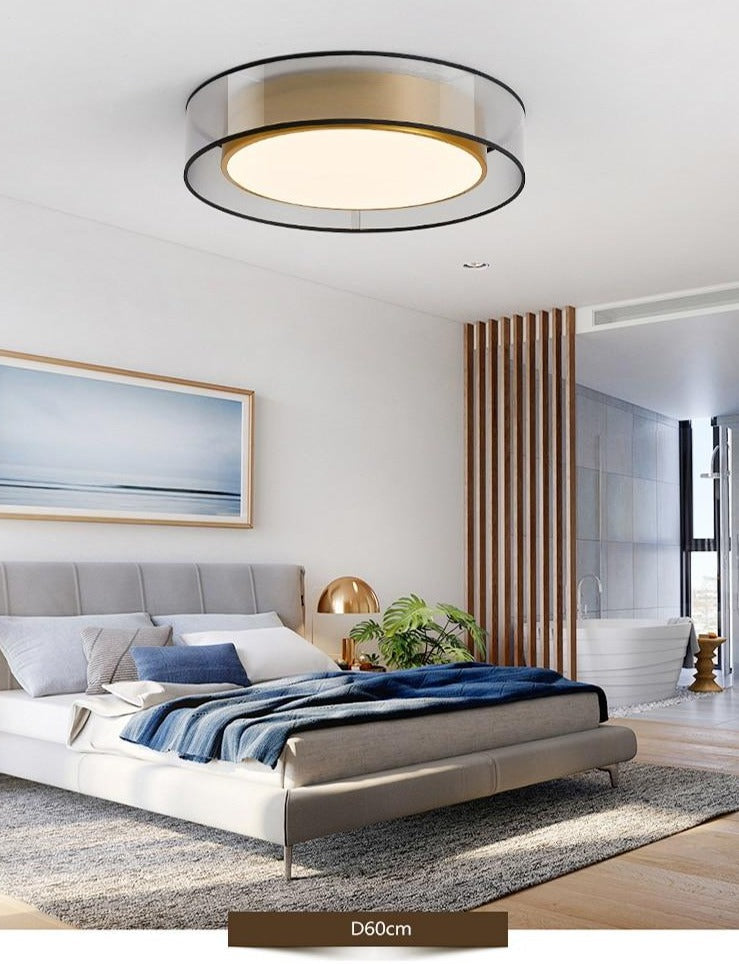 Zentra TriLight plafon sufitowy LED — smukła okrągła forma, regulacja temperatury barwowej 3000K 4000K 5000K