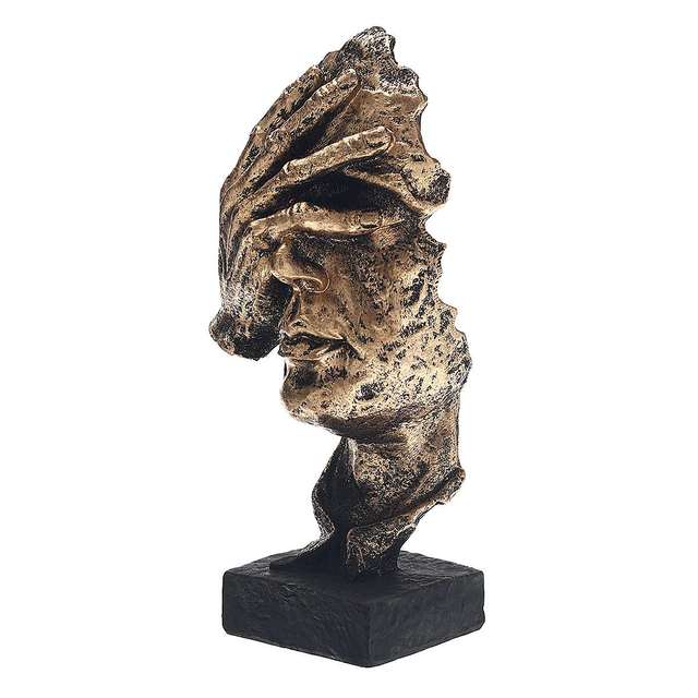 Escultura Rostos de Odin — decoração rústica inspirada na mitologia nórdica