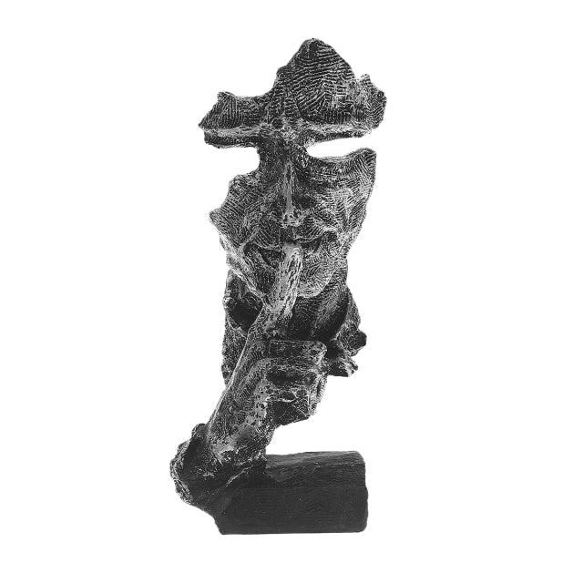 Escultura Rostos de Odin — decoração rústica inspirada na mitologia nórdica