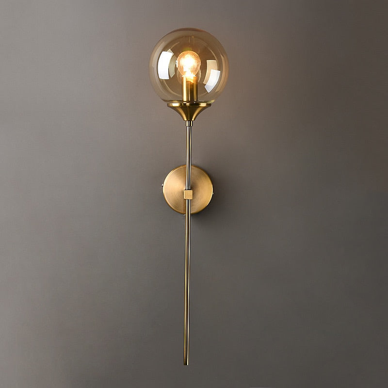 Eclipse Glass Ball Pendant Light — Modern Hanging Fixture