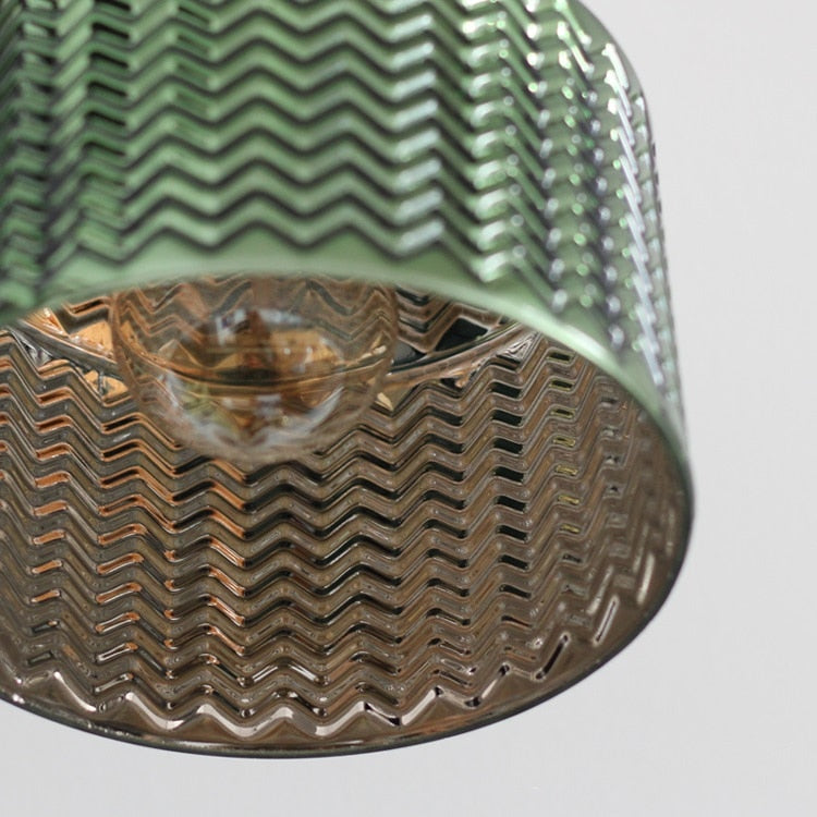 Nordic Green vägglampa i glas - vintageinspirerad belysning