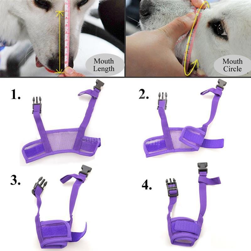 調節可能な柔らかい犬用噛みつき防止マズルカバー | フィリンドラ