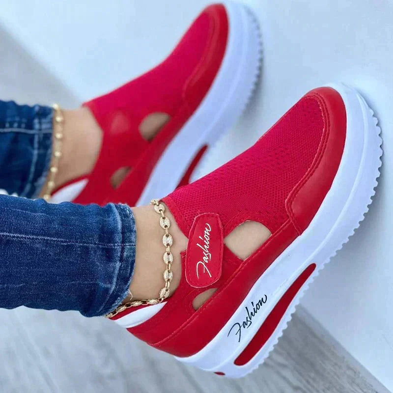 Portia ortopediska sneakers — stödjande komfort för promenader